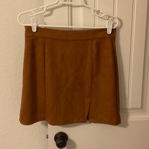 Zara Brown Mini Skirt